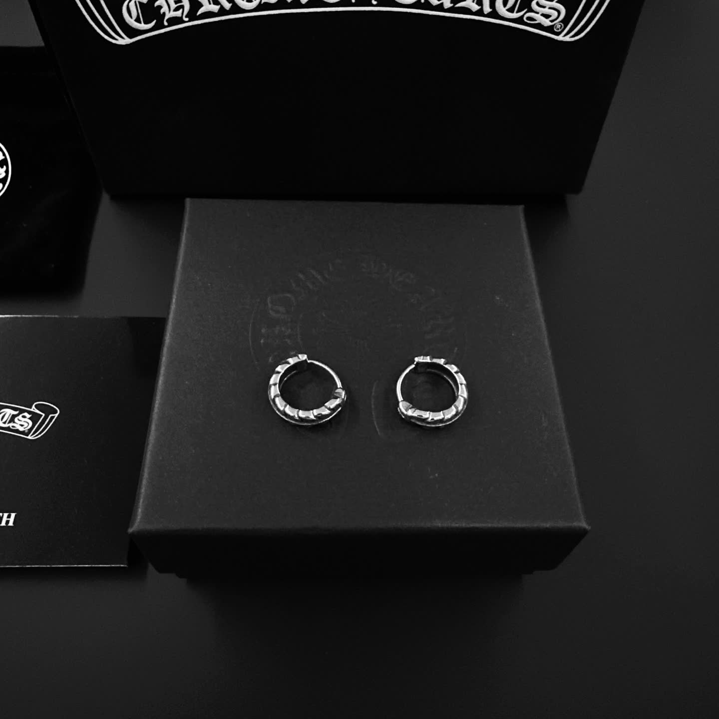 Chrome Hearts Chronicles of Eternity Hoop Earrings
